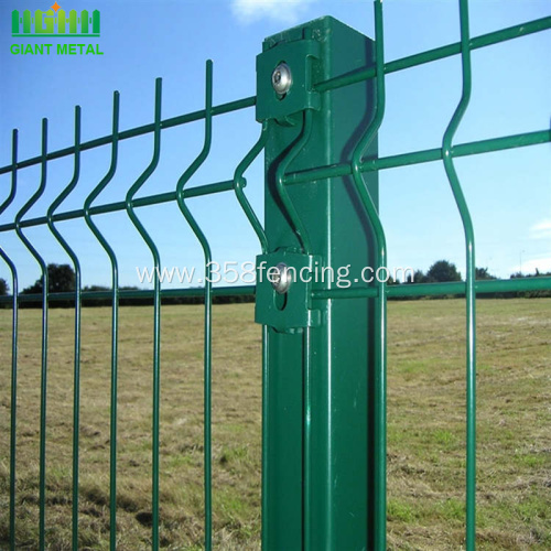 PVC Powder Coated 3D Welded Fence